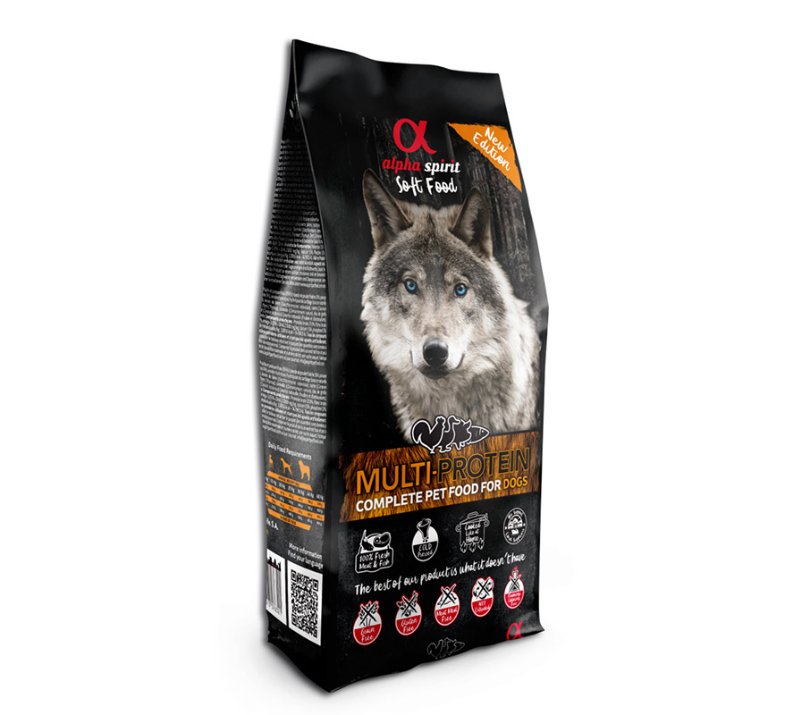ALPHA SPIRIT Canine MULTIPROTEICO HUMEDO MONODOSIS 1,5KG : :  Productos para mascotas